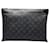 Black Louis Vuitton Monogram Eclipse Discovery Pochette GM Clutch Bag Leather  ref.1526622