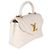 Louis Vuitton Neue Welle Handtasche aus Elfenbein-Kalbsleder Weiß - Ansicht 4