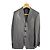 Completo Uomo Gucci Grigio Antracite Lana e Seta