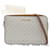 Borsa a spalla con logo Michael Kors Bianco/Marrone