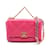 Bolsa de ombro Chanel 19 Disneuf Matelassé Rosa Couro  ref.1527844