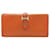 Hermès Béarn Orange Leather  ref.1528185