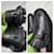 Mocassins en cuir Prada à enfiler noirs taille 10  - vue 10