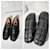 Mocassins en cuir Prada à enfiler noirs taille 10  - vue 13