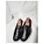 Mocassins en cuir Prada à enfiler noirs taille 10  - vue 15