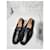 Mocassins en cuir Prada à enfiler noirs taille 10  - vue 3
