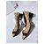 Pumps Gucci Monogram Web Marrone/Beige Taglia 35,5 - vista 12