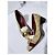 Pumps Gucci Monogram Web Marrone/Beige Taglia 35,5 - vista 2