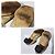 Pumps Gucci Monogram Web Marrone/Beige Taglia 35,5 - vista 3