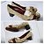 Pumps Gucci Monogram Web Marrone/Beige Taglia 35,5 - vista 6