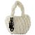JW Anderson Kleine Decken-Shopper-Tasche - J.W. Anderson - Baumwolle - Weiß - Ansicht 3