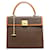 Céline Celine Macadam Women's Handbag Brown Leather Cloth  ref.1529343