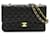 CHANEL Matelasse Double Flap Chain Shoulder Bag Black Leather  ref.1529450