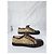 Sneakers in pelle e tela monogram Gucci con lacci marrone/beige taglia 7,5 - vista 13