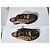 Sneakers in pelle e tela monogram Gucci con lacci marrone/beige taglia 7,5 - vista 14