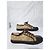 Sneakers in pelle e tela monogram Gucci con lacci marrone/beige taglia 7,5 - vista 15