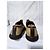 Sneakers in pelle e tela monogram Gucci con lacci marrone/beige taglia 7,5 - vista 7