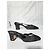 Décolleté CHANEL Slingback in tweed, gros-grain e paillettes nere, taglia 40.5 - vista 11