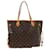 LOUIS VUITTON Neverfull MM Tote Marrom Lona  ref.1530041