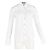 Camicia con spalle scoperte e bottoni Balmain in cotone bianco Crudo - vista 4