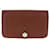 Hermès HERMES Dogon Wallet Red Leather  ref.1530102