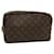 Louis Vuitton Trousse de Toilette Clutch Bag Brown Cloth  ref.1530195