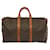 LOUIS VUITTON Keepall 50 Viaje Castaño Lienzo  ref.1530218