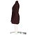 Abito Mini in Pizzo Valentino Garavani in Cotone Borgogna - vista 5