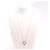 Autre Marque Collana a forma di cuore Belle Époque in oro bianco 18K con diamanti e rubini Damiani - vista 7