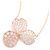 Tiffany & Co Tiffany 18K Roségold Papierblumen große Diamant-Halskette Golden