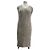 Céline Celine Kleid T.International M Wolle Weiß