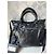 City Borsa Balenciaga in pelle nera Nero - vista 2