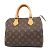 Louis Vuitton Monogram Speedy 25 Handtasche Braun