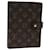 LOUIS VUITTON Couverture d'Agenda Monogram MM Planificateur de Jour R20105 LV Auth 81486 Toile Monogramme  ref.1533096