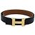 Hermès Cintura in pelle HERMES Constance 31,1" Nera Auth 81360 Nero