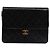 CHANEL Matelassé Ketten-Schultertasche aus Lammleder Schwarz CC Auth 83342 - Ansicht 13