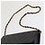 CHANEL Matelassé Ketten-Schultertasche aus Lammleder Schwarz CC Auth 83342 - Ansicht 14