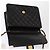 CHANEL Matelassé Ketten-Schultertasche aus Lammleder Schwarz CC Auth 83342 - Ansicht 19