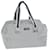 GUCCI GG Canvas Sherry Line Boston Bag Gray Silver 153240 Auth am6442 Brown Silvery Cloth  ref.1533163