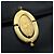 Céline Borsa a spalla CELINE in pelle nera Auth ar12071 Nero D'oro - vista 9