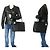 Bolso de hombro de caviar plateado CHANEL con medallón negro SV - vista 12