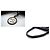 Bolso de hombro de caviar plateado CHANEL con medallón negro SV - vista 7