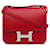 Constance Hermès HERMES HandbagsLeather Red  ref.1533524