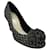 Chanel Black / White Tweed Camellia Pumps Cloth  ref.1533581