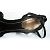 Rene Caovilla, satin cross strap sandal Black Golden - view 8