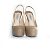 Prada, Slingback-Absätze mit versteckter Plattform Braun Grau - Ansicht 3
