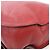 Chloé Hobo Marcie Grande in Pelle di Vitello Garnet - vista 11