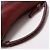 Chloé Hobo Marcie Grande in Pelle di Vitello Garnet - vista 13