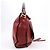 Chloé Hobo Marcie Grande in Pelle di Vitello Garnet - vista 3