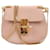 Chloé CHLOE Crossbody Drew em couro de cordeiro texturizado na cor rosa cimento  ref.1533661